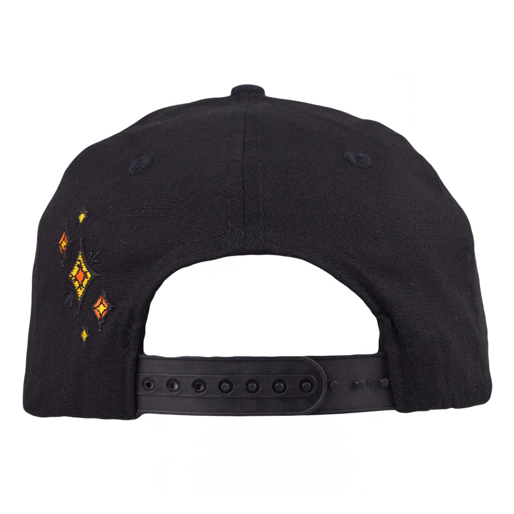 Gorra negra con cierre a presión Solshine Reverie 