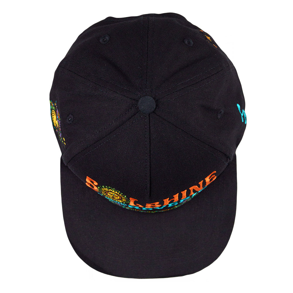 Solshine Reverie Black Snapback Hat