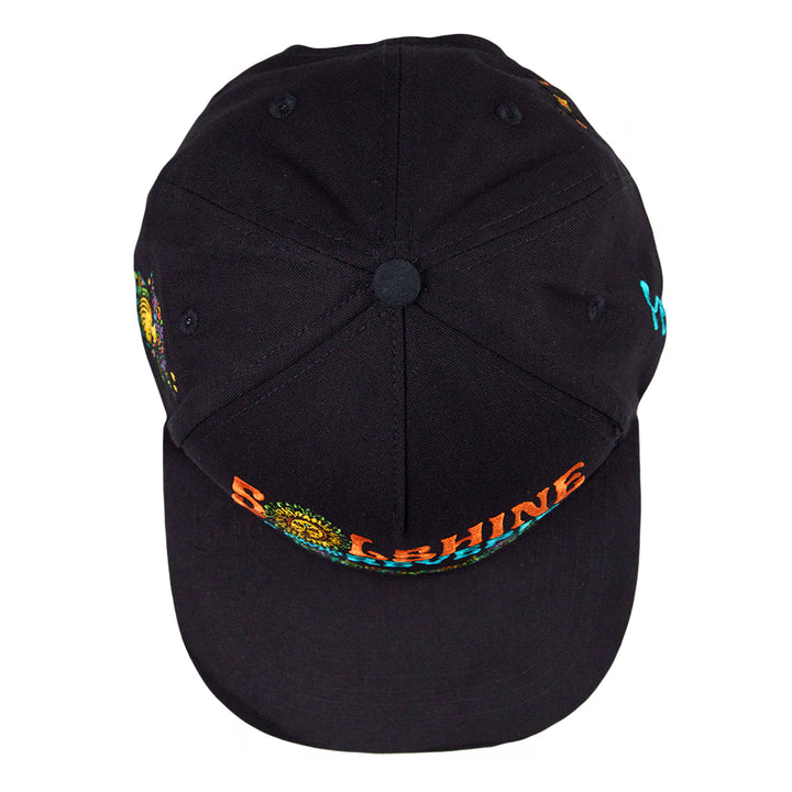 Gorra negra con cierre a presión Solshine Reverie 