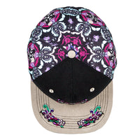 Ellie Paisley Bear Floral Snapback Hat