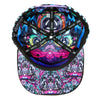 Ellie Paisley Bear Striped Snapback Hat