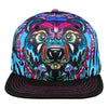 Ellie Paisley Bear Striped Snapback Hat