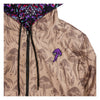 Ellie Paisley Bear Reversible Zip Up Hoodie