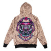 Ellie Paisley Bear Reversible Zip Up Hoodie