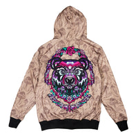 Ellie Paisley Bear Reversible Zip Up Hoodie