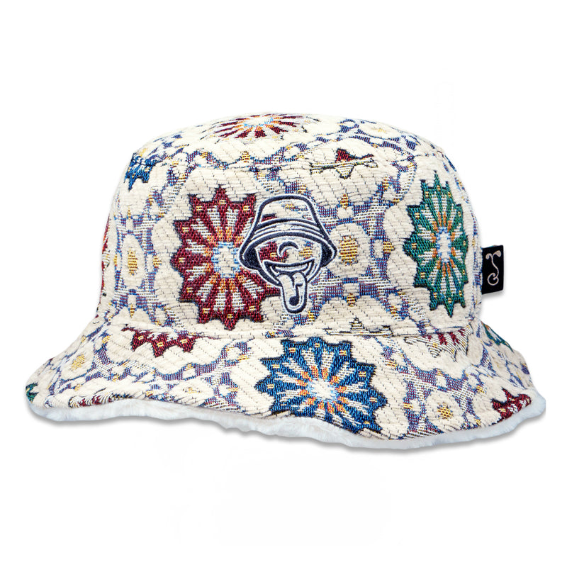 It's Murph Floral Furry Reversible Bucket Hat