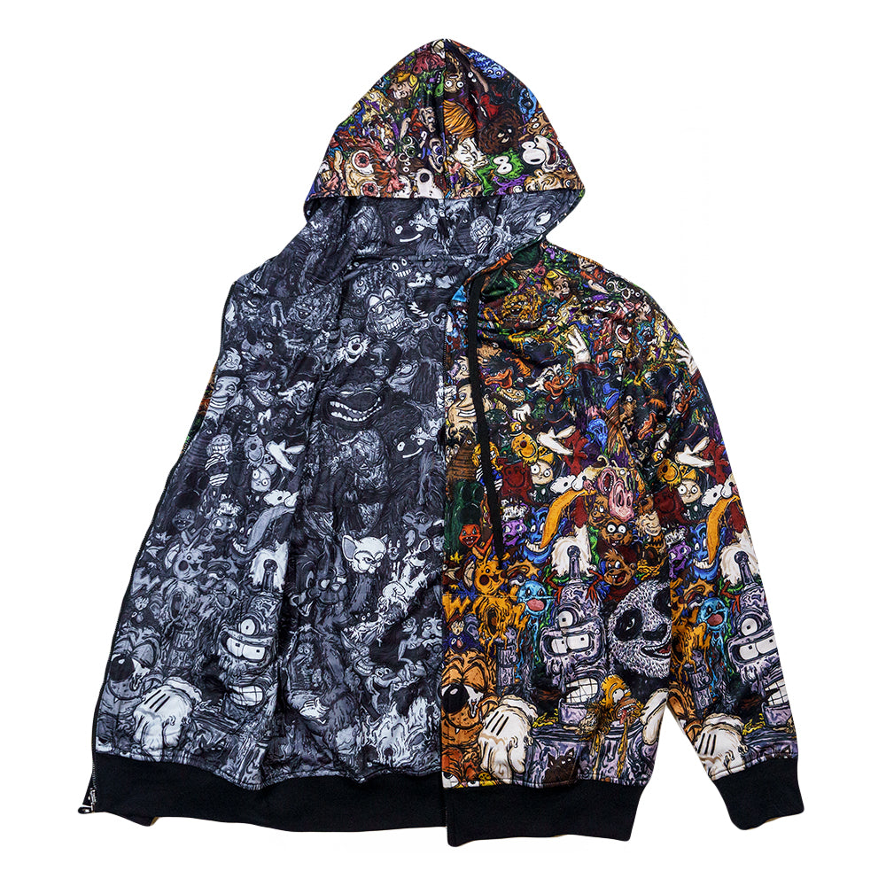 Vincent Gordon Cartoon Gumbo Reversible Hoodie