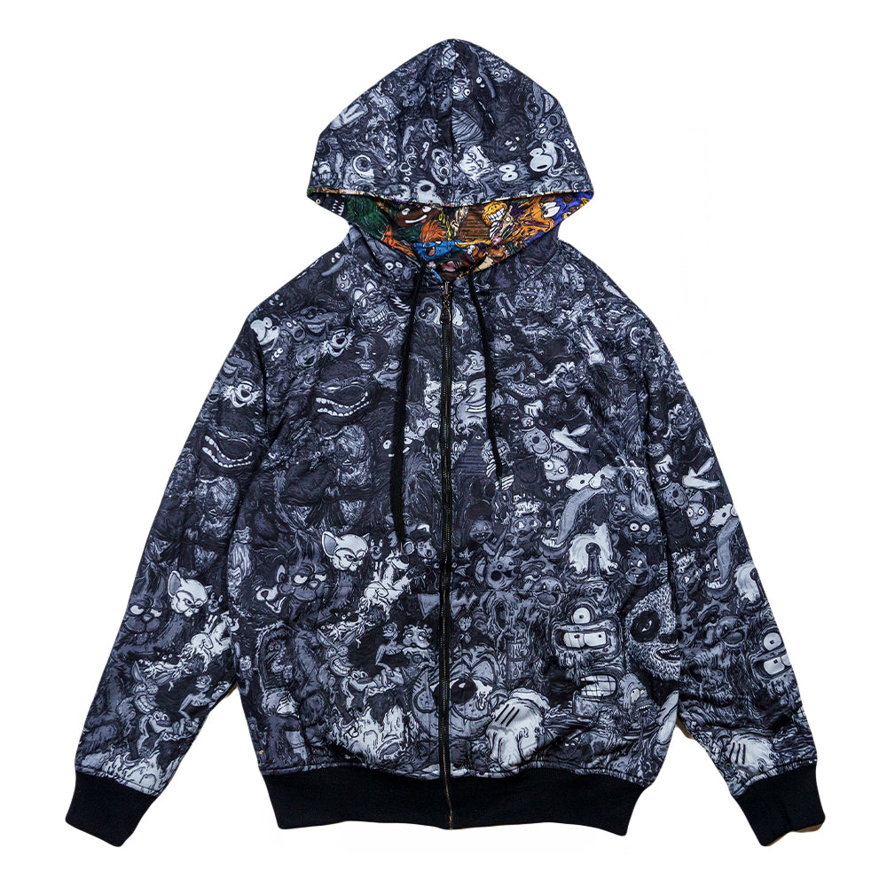 Vincent Gordon Cartoon Gumbo Reversible Hoodie