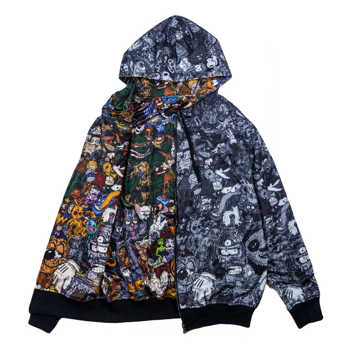 Vincent Gordon Cartoon Gumbo Reversible Hoodie