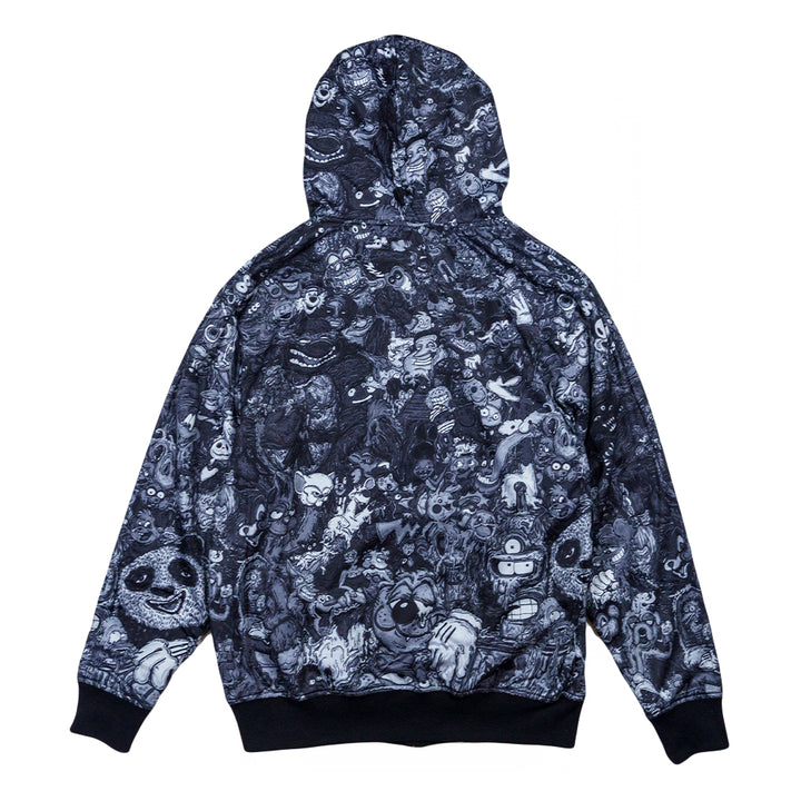 Vincent Gordon Cartoon Gumbo Reversible Hoodie