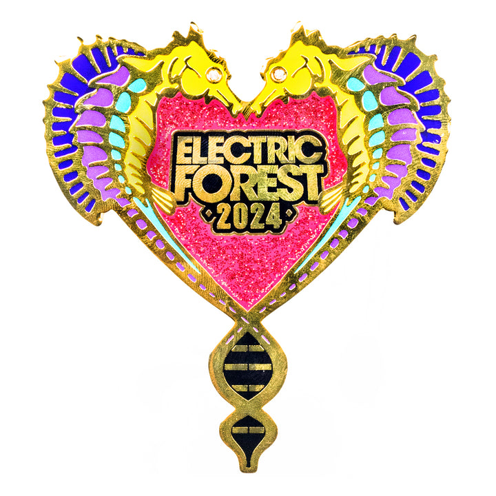 Electric Forest 2024 Seahorse Pin