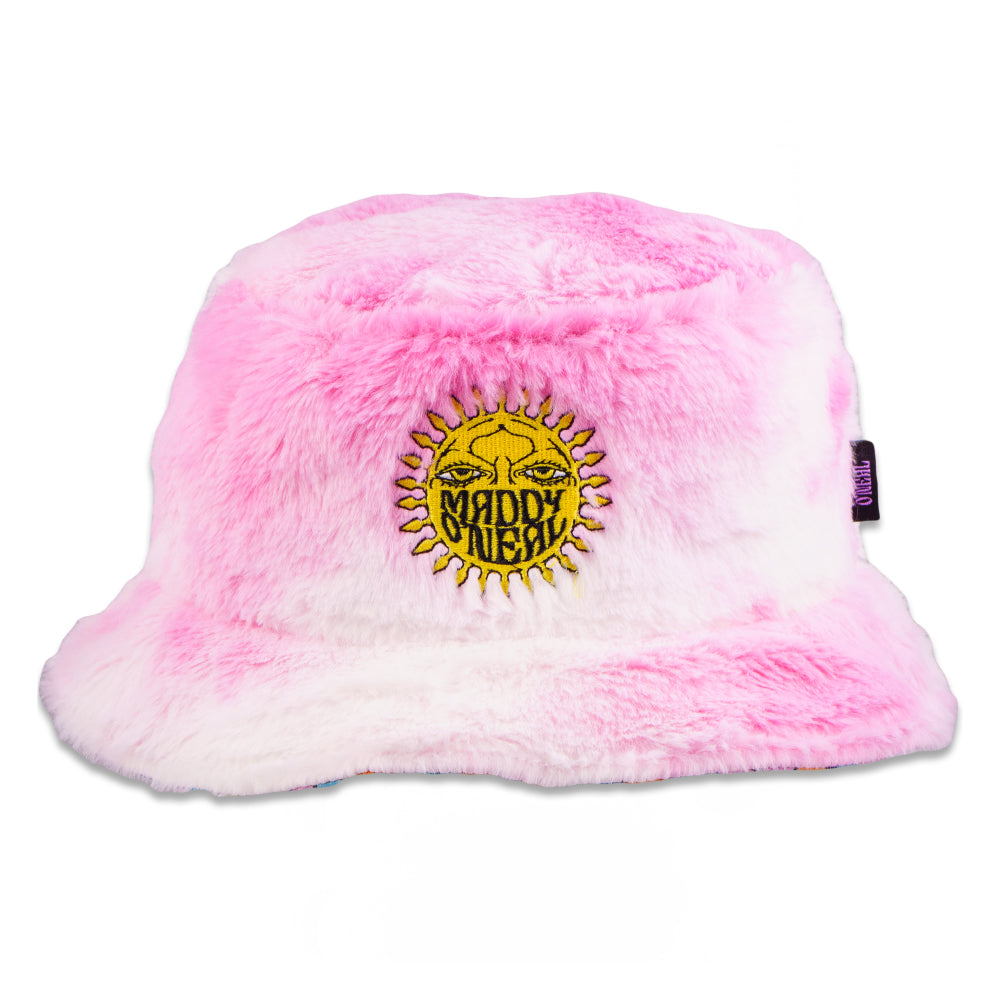 Maddy O'Neal Sunshine Furry Reversible Bucket Hat