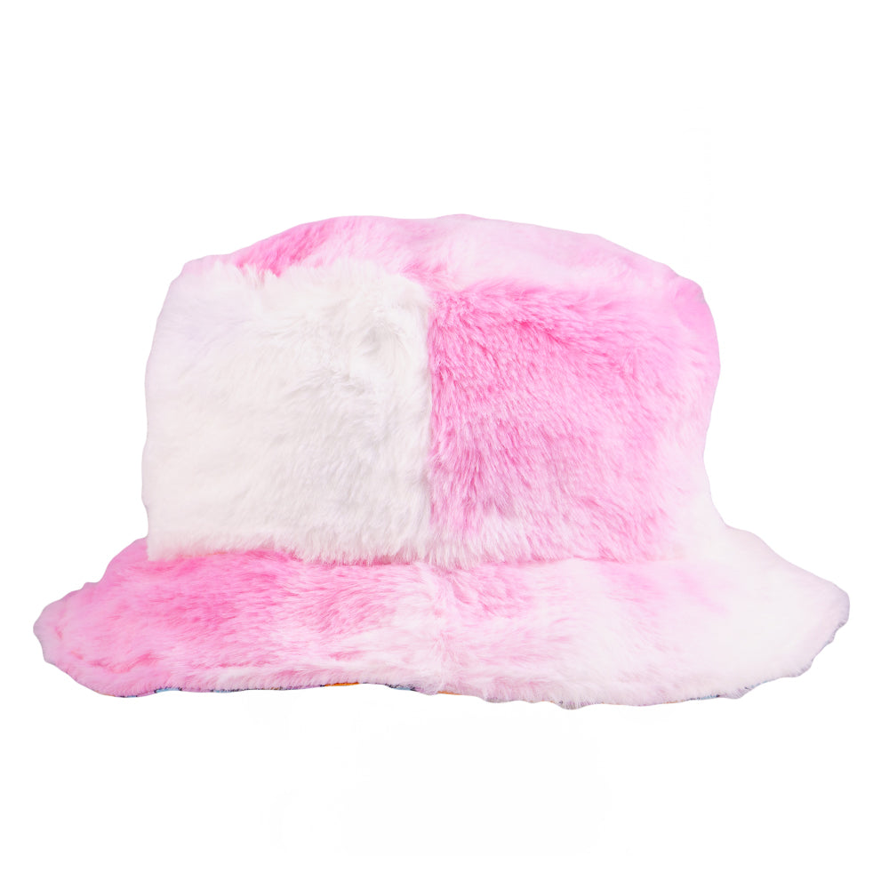 Maddy O'Neal Sunshine Furry Reversible Bucket Hat