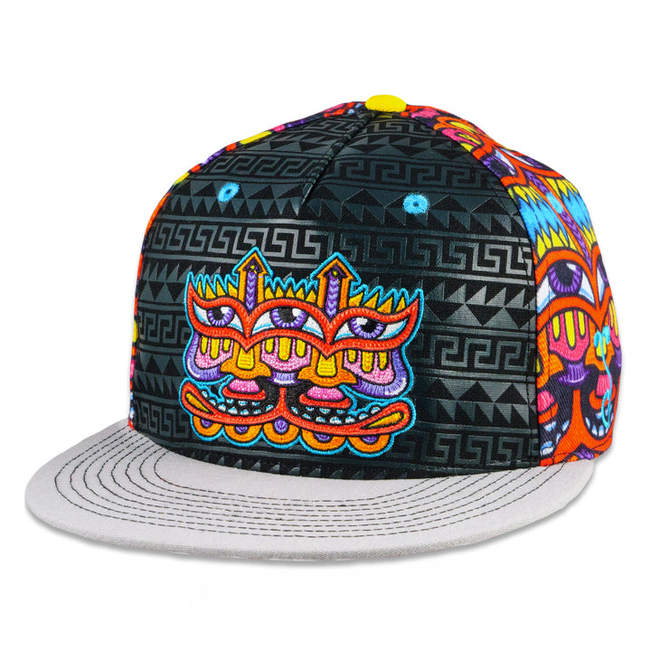 Chris Dyer Harmoneyes Red Pattern Fitted Hat