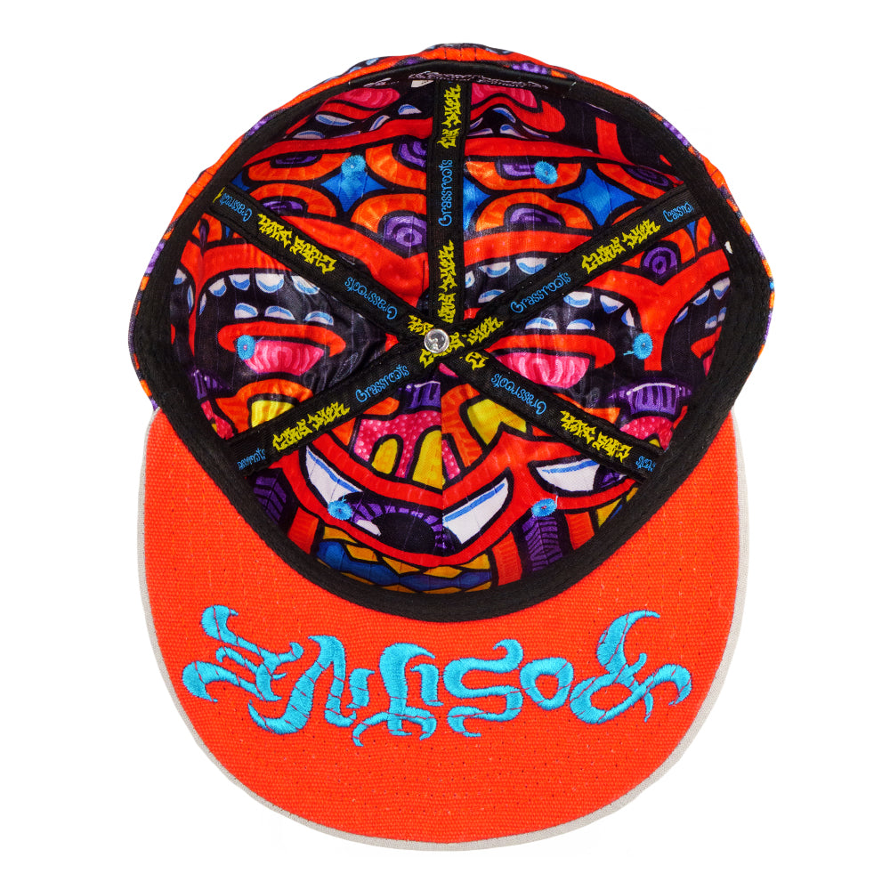 Chris Dyer Harmoneyes Red Pattern Fitted Hat