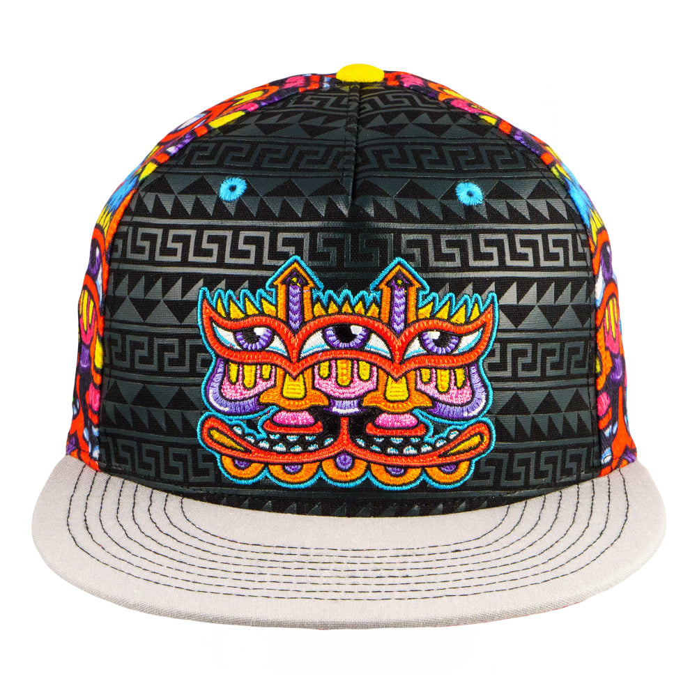 Chris Dyer Harmoneyes Red Pattern Fitted Hat