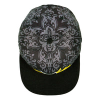 Stylust Paisley Cat Black Snapback Hat