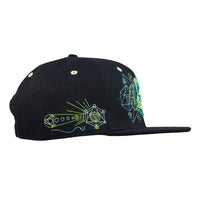 Ben Fox Green Black Snapback Hat