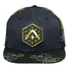 Gorra negra tipo snapback de Atmosphere Entertainment