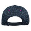 Gorra con visera negra Kilgore Trout Coral de Android Jones