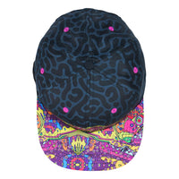 Android Jones Kilgore Trout Coral Black Snapback Hat