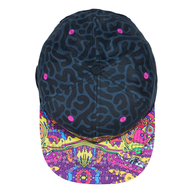 Android Jones Kilgore Trout Coral Black Snapback Hat