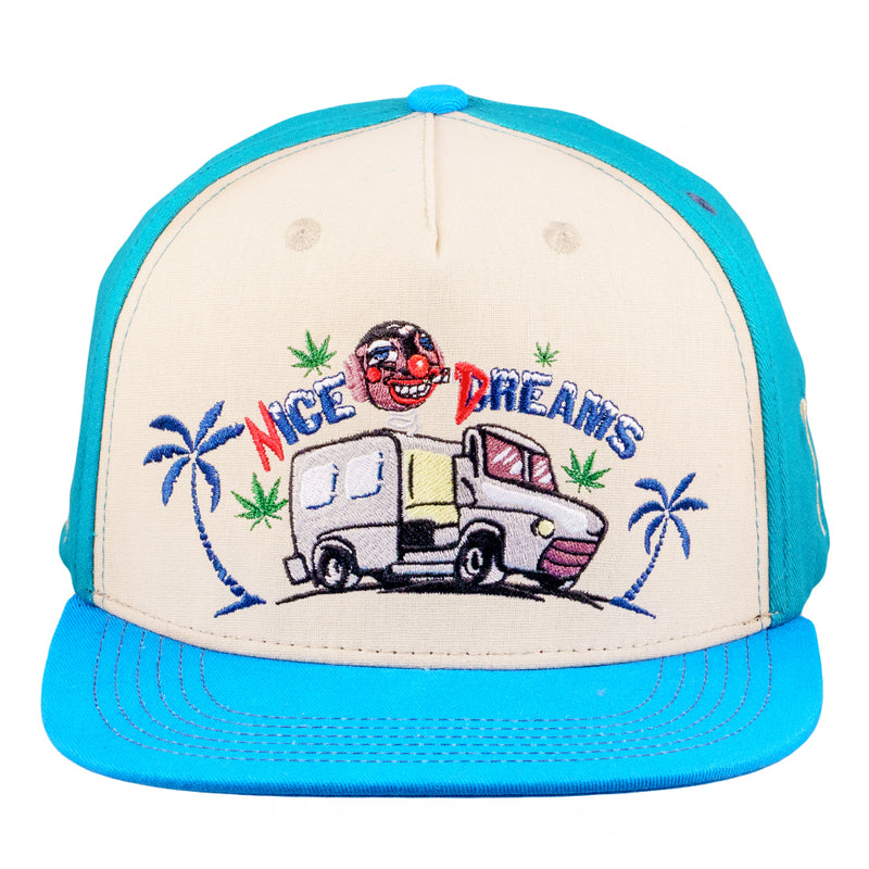 Cheech and Chong Nice Dreams Blue Snapback Hat