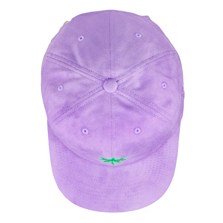 Bigfoot Leaf Purple Suede Dad Hat