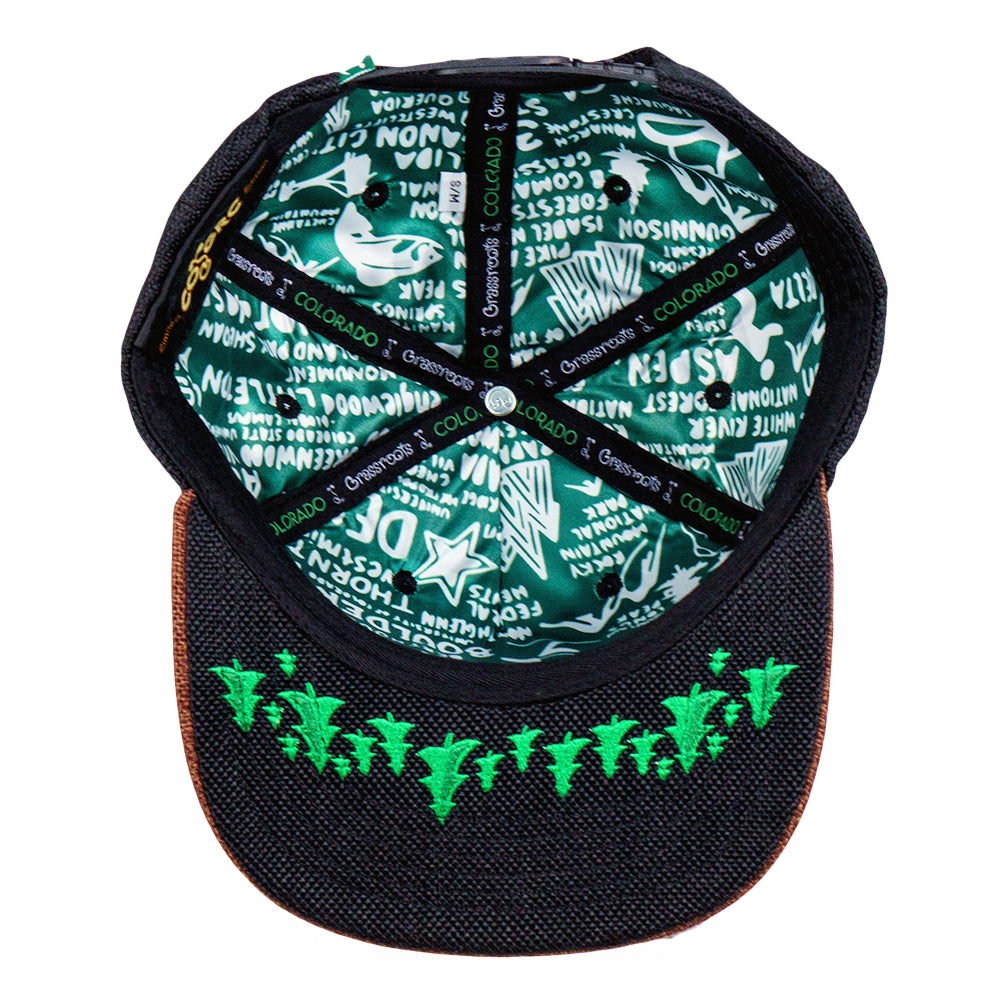 ColoFuckinRado Black Snapback Hat