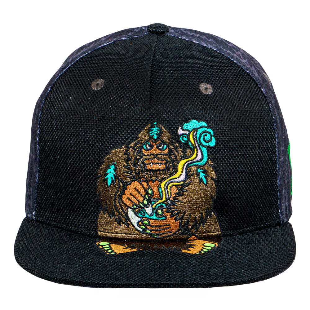 Bigfoot Healer Black Fitted Hat