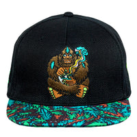 Bigfoot Healer Black Snapback Hat