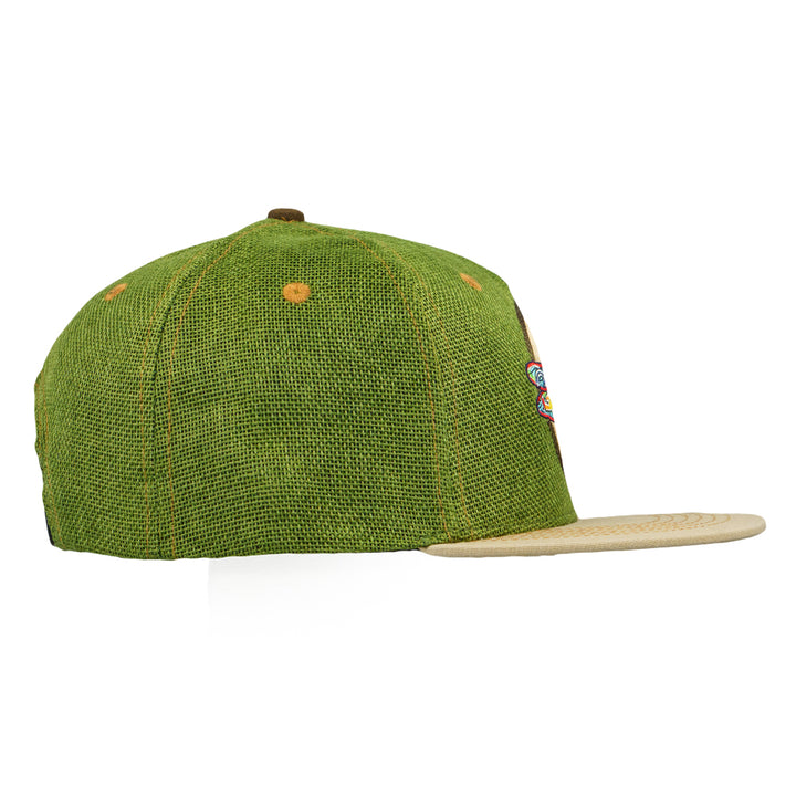 Goose Dragonfly Olive Snapback Hat