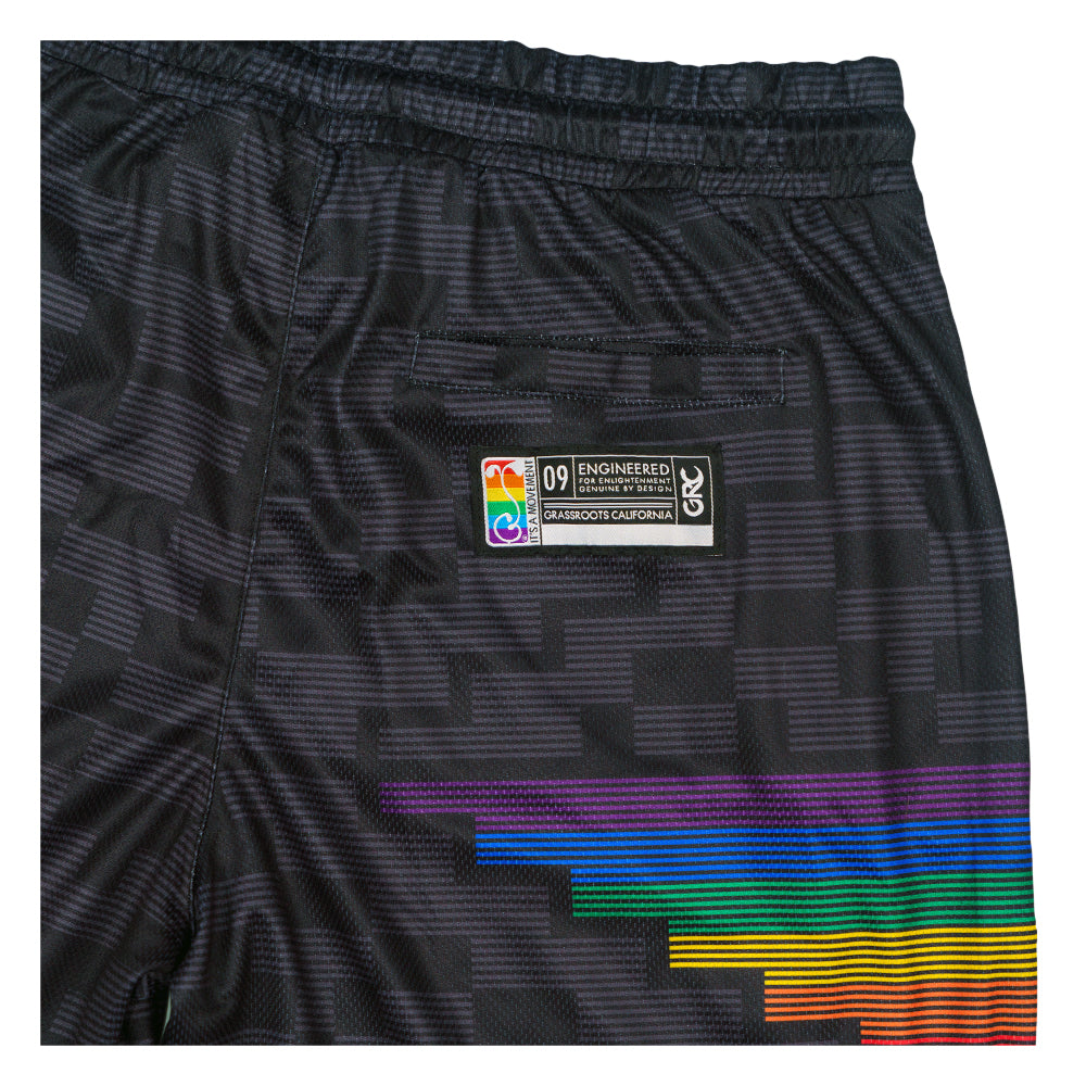 Danker Nuggets Pyramid Black Mesh Shorts