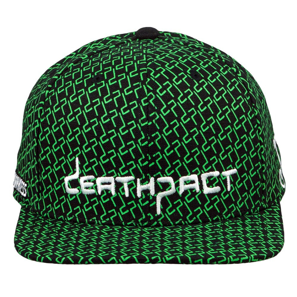 Deathpact Green Snapback Hat