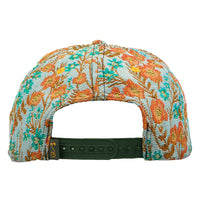 Removable Bear Floral Snapback Hat