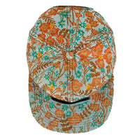 Removable Bear Floral Snapback Hat