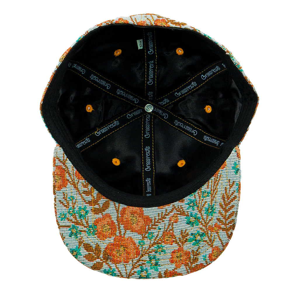 Removable Bear Floral Fitted Hat