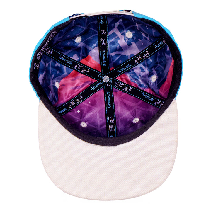 ELEV808 x Grassroots Yeti Blue Snapback Hat