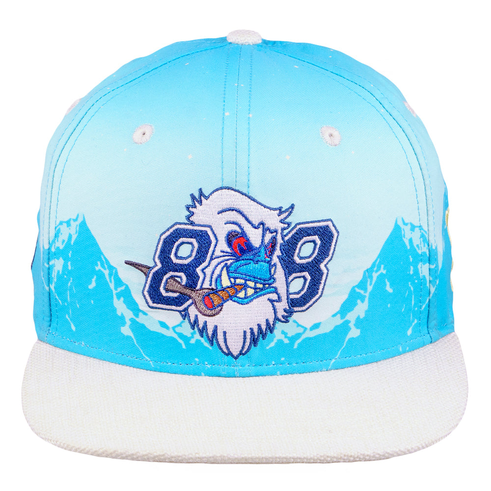 ELEV808 x Grassroots Yeti Blue Snapback Hat