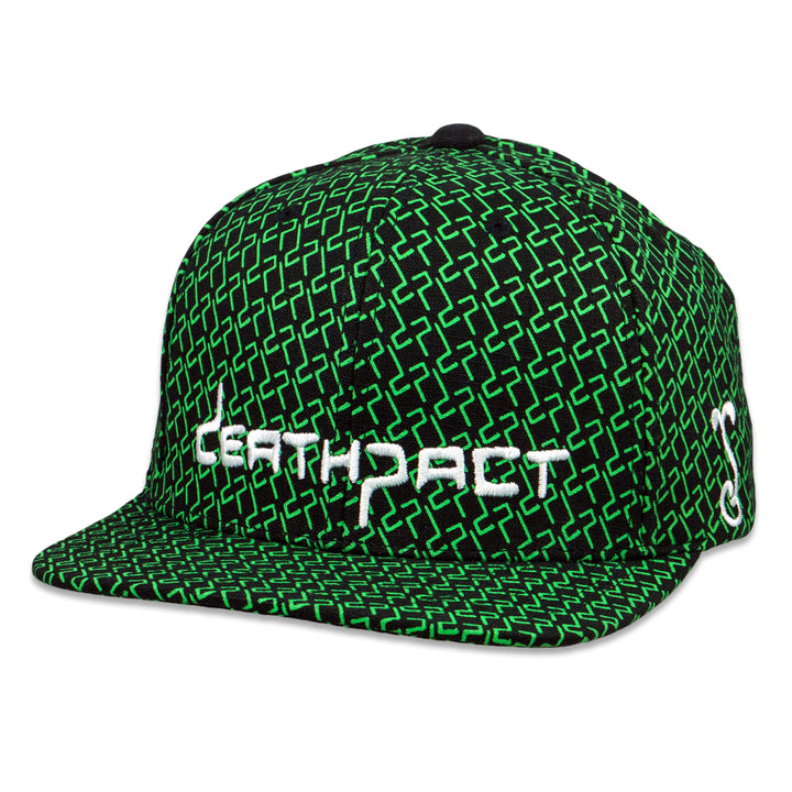 Deathpact Green Snapback Hat