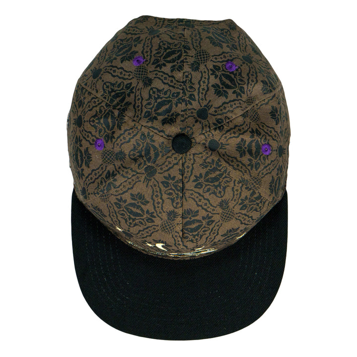 Pigeons Playing Ping Pong Black Snapback Hat