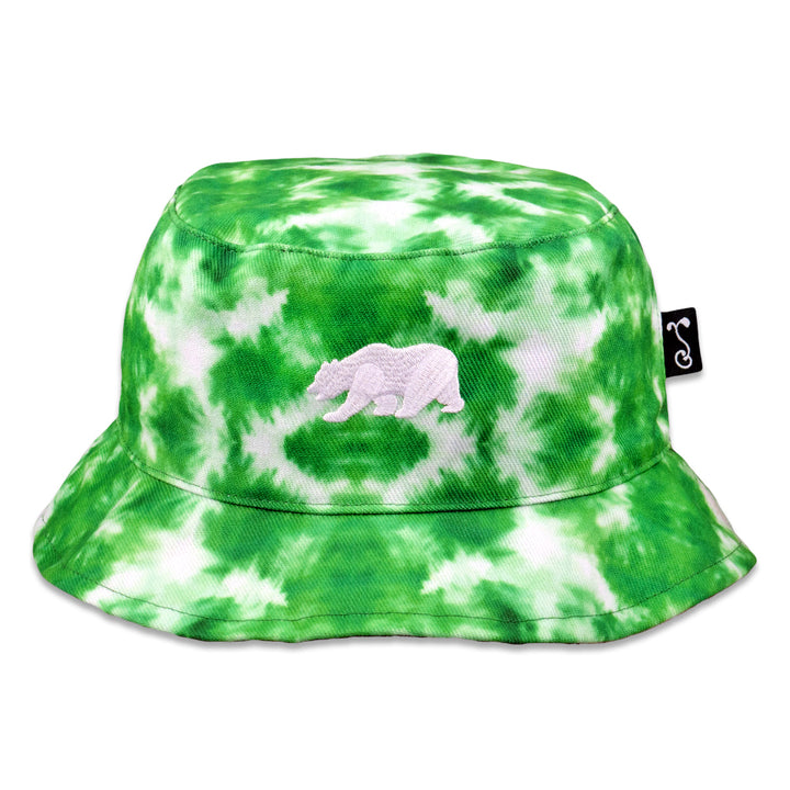 Polar Bear Green Reversible Bucket Hat