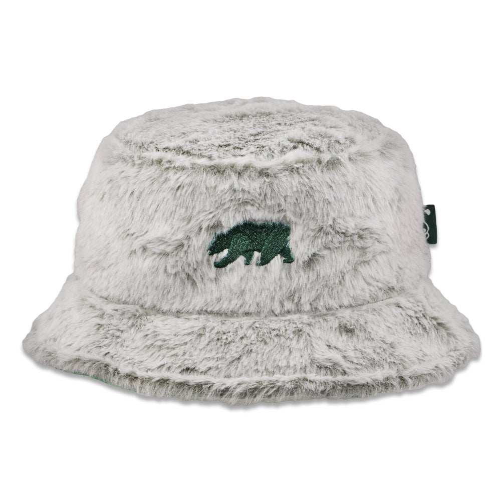 Polar Bear Green Reversible Bucket Hat