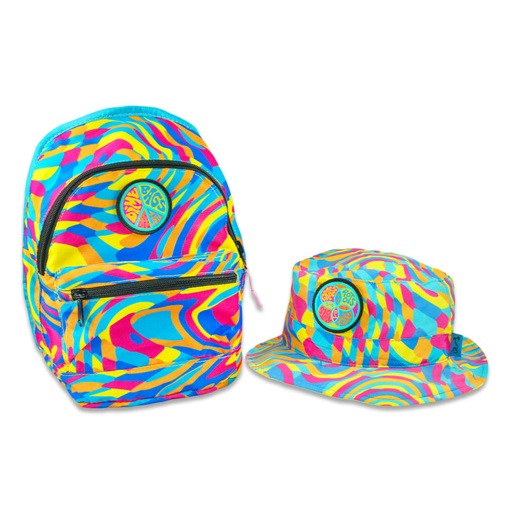 Dime Bags Hyperpop Reversible Mini Backpack + Bucket Hat