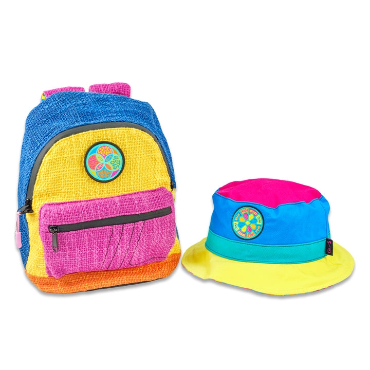 Dime Bags Hyperpop Reversible Mini Backpack + Bucket Hat