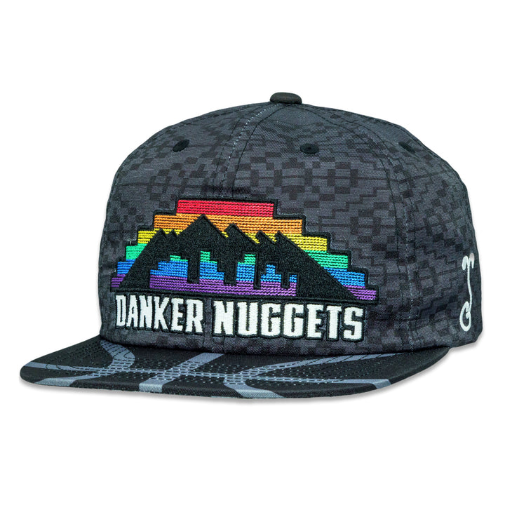 Danker Nuggets Pyramid Black Unstructured Snapback Hat