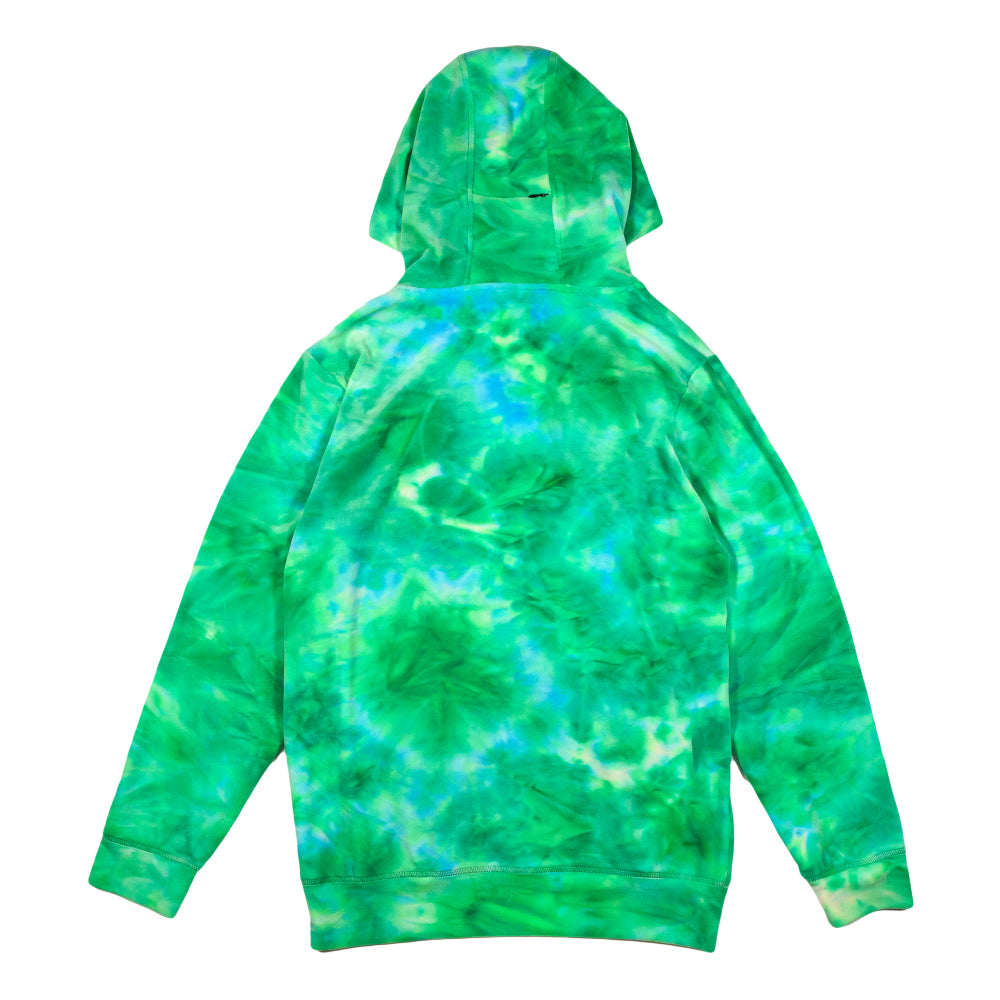 Polar Bear Green Velour Mens Pullover Hoodie