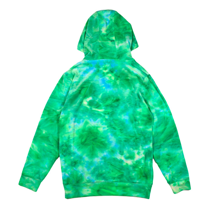 Polar Bear Green Velour Mens Pullover Hoodie