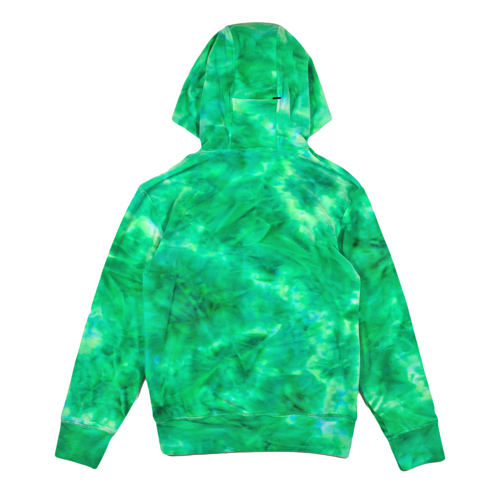 Polar Bear Green Velour Womens Pullover Hoodie