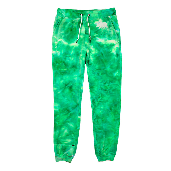 Polar Bear Green Velour Mens Joggers